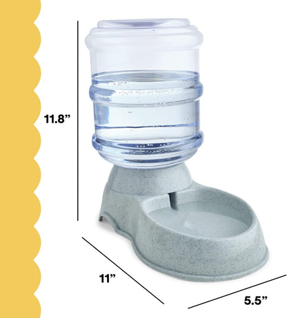 NOA Automatic Pet Water Dispenser | 3.8 L Cat and Dog Gravity Feeder, Waterer Dispenser Station, Automatic Water Station, Cat and Dog Water Bowl