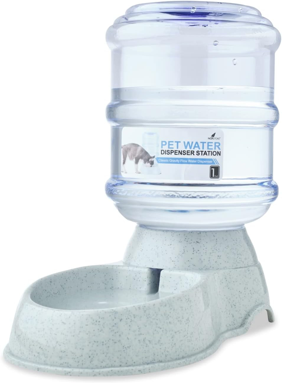 NOA Automatic Pet Water Dispenser | 3.8 L Cat and Dog Gravity Feeder, Waterer Dispenser Station, Automatic Water Station, Cat and Dog Water Bowl