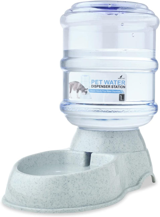 NOA Automatic Pet Water Dispenser | 3.8 L Cat and Dog Gravity Feeder, Waterer Dispenser Station, Automatic Water Station, Cat and Dog Water Bowl